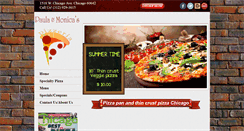 Desktop Screenshot of paulaandmonicaspizzeria.com